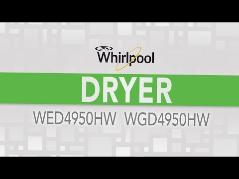 Whirlpool Dryer - WED4950HW WGD4950HW
