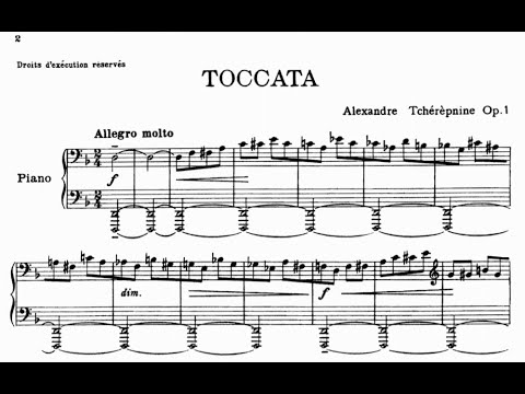 Alexander Tcherepnin - Toccata, Op. 1