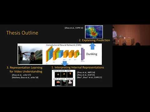 Bolei Thesis Defense: Interpretable Representation Learning for Visual Intelligence.