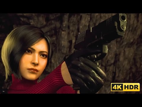 Ada Wong Save Leon From Osmund Saddler Cutscene - Resident Evil 4 Remake (4k) 60 fps