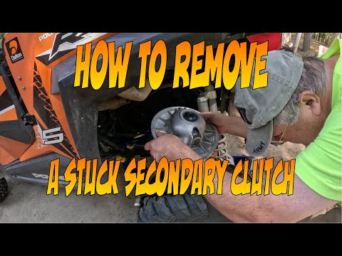 How to Remove Stuck a Secondary Clutch Polaris RZR Ranger ATV