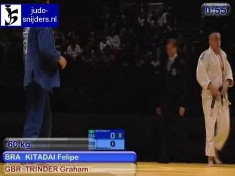 Judo 2009 Birmingham: Kitasai (BRA) - Trinder (GBR) [-60kg].
