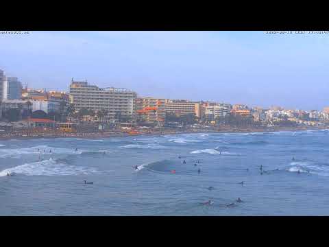 Surfing in Spain - Benalmádena, Fuente de la Salud beach