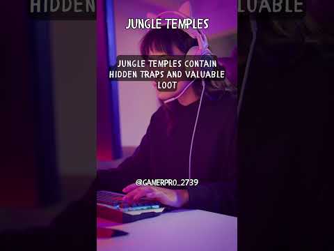 Jungle Temples: Solving Ancient Puzzles and Claiming Loot in #Minecraft #shorts