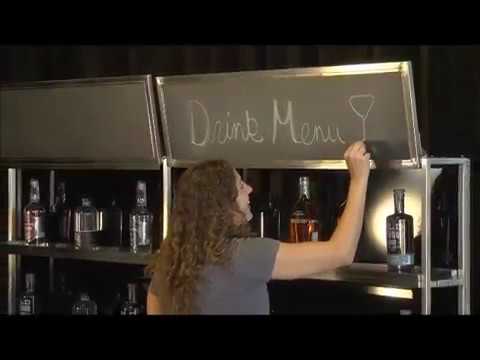 Back Bar with Chalk Board Laminate