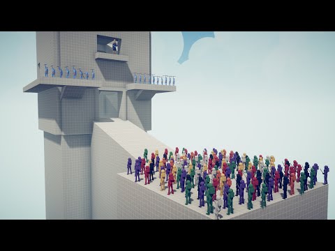 100x IMPOSTORS TOWER ATTACK - Totally Accurate Battle Simulator