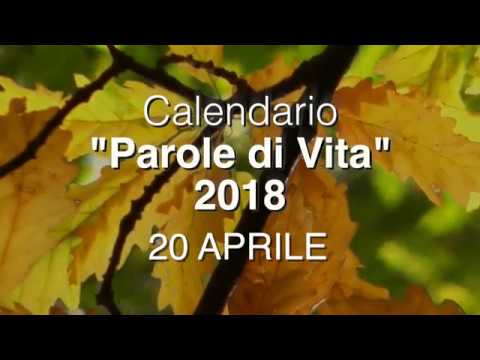 Meditazione del 20 Aprile 2018 “CHE GARANZIE MI OFFRI?”