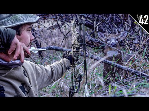 BIG BUCK at 5 YARDS?! (SHOT FIRED)