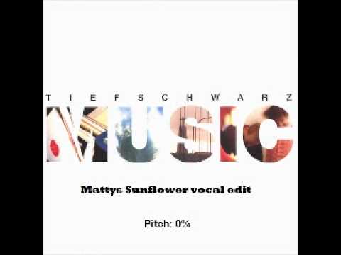 Tiefschwarz - Music (Mattys Sunflower vocal edit)