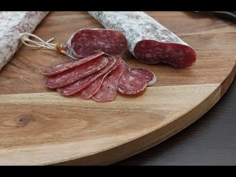 Homemade italian salami DIY