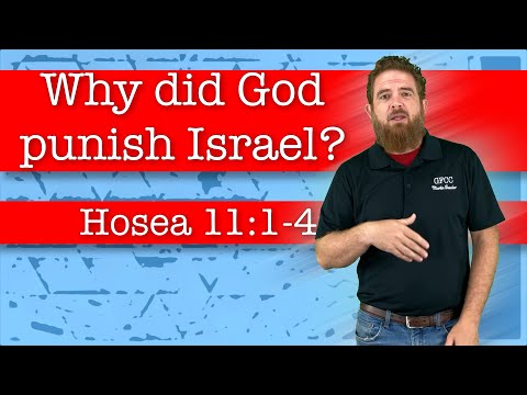 Why did God punish Israel? - Hosea 11:1-4