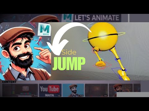 Lesson 22: How to Animate a Dynamic Side Jump in Maya - Step-by-Step Guide (اردو & हिन्दी)