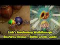 Bottle Grotto + BowWow Rescue Walkthrough - The Legend of Zelda: Link's Awakening (Switch)