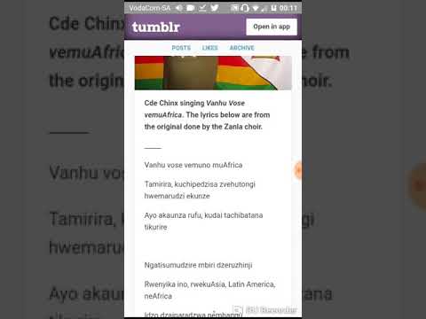 cde chinx.vanhu vose vemuafrica lyrics