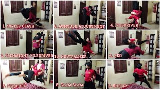 Download lagu Top 10 WWE Moves | Brother Sister WWE | Home Wrestling Finisher mp3