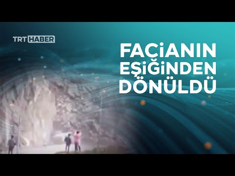 Hindistan'da onlarca kişi toprak kaymasını yakından izlemek istedi