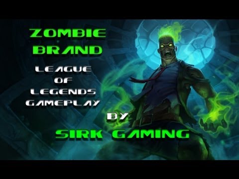 League of Legends Full Gameplay: Zombie Brand !