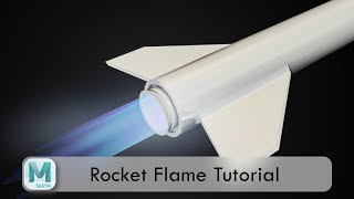 Rocket Flame Animation in Maya