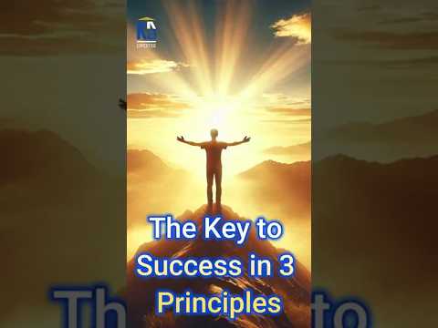 The Key to Success in 3 Principles