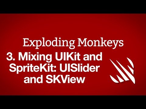 Mixing UIKit and SpriteKit: UISlider and SKView – Exploding Monkeys, part 3