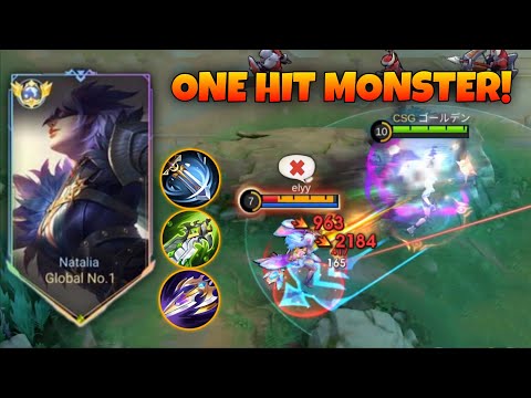 This GLOBAL Natalia Build Does INSANE Hack Damage 😈🔥 | One Shot Instant Delete ⚡ | MLBB