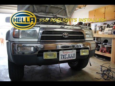 Installing Hella 550 Fog Lights with An Amazon Wiring Harness