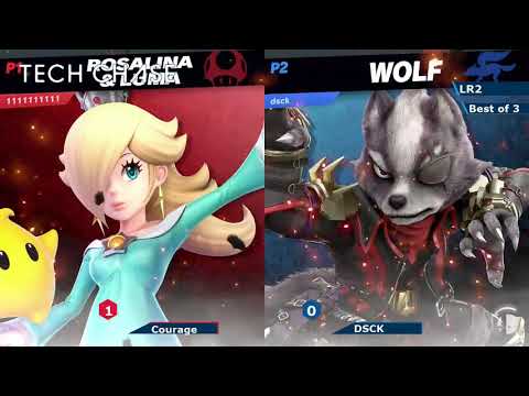 Tech Chase 17 - Courage (Rosalina) vs. DSCK (Lucina/Wolf) LR2