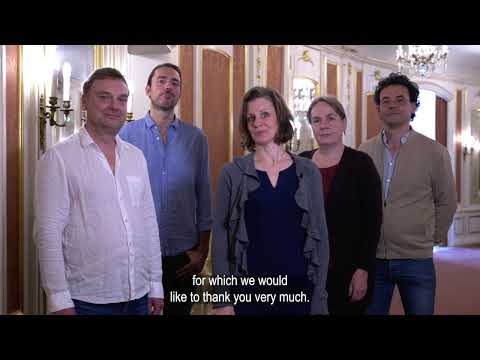 Glückwünsche an Daniel Barenboim vom Orchestervorstand der Staatskapelle Berlin