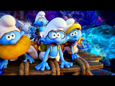 Gargamella insegue i Puffi lungo il fiume | I Puffi Viaggio nella foresta segreta | Clip in Italiano