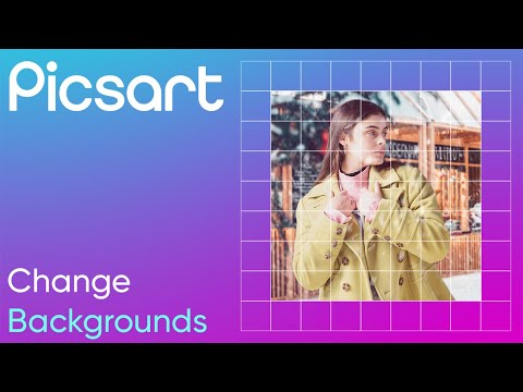 Change the background with one tap! - Picsart Demo