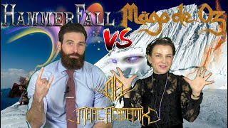 HammerFall vs Mago de Oz - Man on the Silver Mountain /Rainbow cover -Reaction subtítulos en español