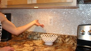 BACKSPLASH  DIY Shell Mother of Pearl Mesh  🌟