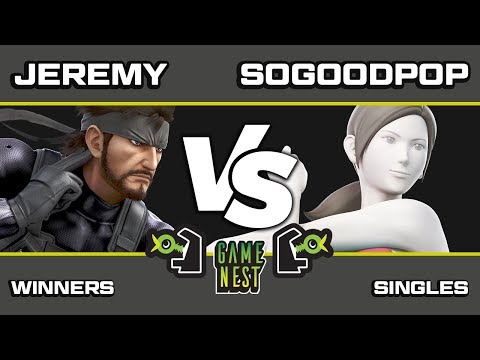 Game Nest Smash It Up: Jeremy (Snake) vs Sogoodpop (Wii Fit Trainer) - Winners Round 2