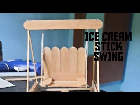 How to make a ice cream stick swing