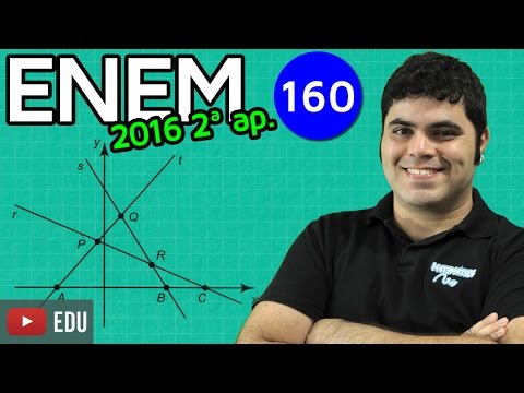 ENEM 2016 2nd Mathematical Application #25 - Number of Solutions of a System of Equations