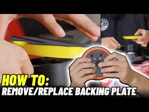 How to Change the Backing Plate on Your Machine Polisher [TORQ X 10FX and 15DA]
