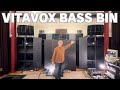 Massive VITAVOX Bass Bin System Exploring The Power Of Giant Vintage Audio