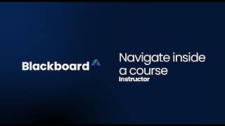 Navigate inside a course - Instructor
