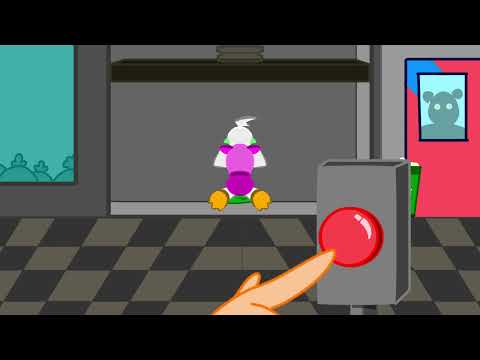 Chica got smashed by Gregory (Animation)