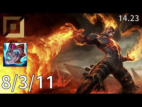 Brand Bot vs Ezreal - EUW grandmaster | Patch 14.23