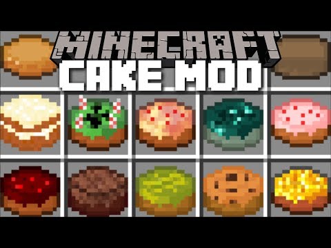 Minecraft CAKE MOD / SURVIVE THE CAKE VILLAGE FESTIVAL WITH THESE CAKES!! Minecraft