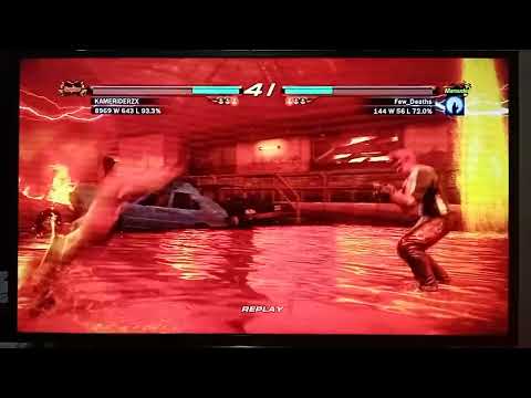 Tekken 6 on PS3 PSN Online ranked matches (Alisa) vs (Marshall Law).