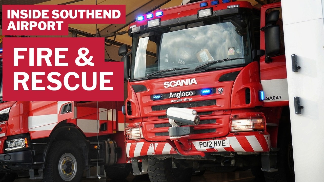 Inside London Southend Airport Fire & Rescue | A Day with Green Watch