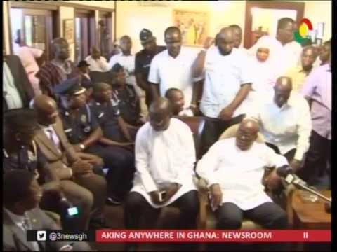 IGP & senior officers visits president elect Nana Addo - 13/12/2016