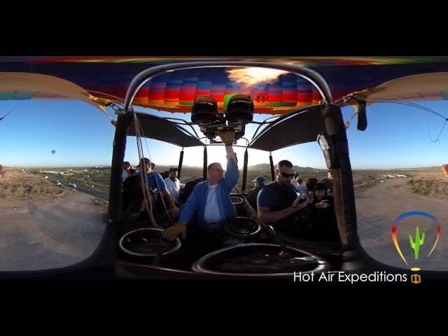 360 Degree Virtual Reality Balloon Ride by Hot Air Expeditions