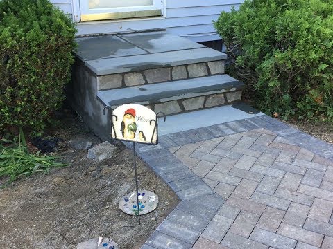 Installing the Walkway and New Driveway