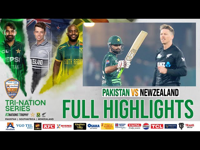 Full Highlights | Pakistan vs New Zealand | 1st ODI | Tri-Nation Series 2025 | PCB | M2J1A