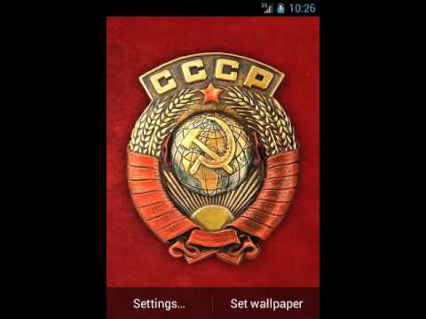 3D USSR Emblem Live Wallpaper Video
