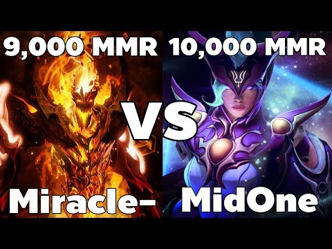 Miracle- 9,000MMR Plays Shadow Fiend vs MidOne 10,000MMR Plays Luna - Ranked Match Dota 2 Gameplay
