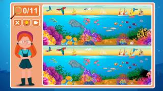 Viki Spotter: Undersea, Level 23 Walkthrough, 1080p/60FPS.